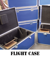 vers la gallerie flight case de LNDE